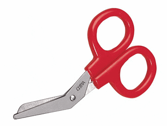 red scissors